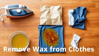 how to get wax out of clothes