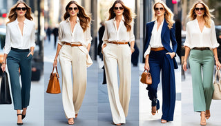 how to style wide leg pants