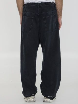 Baggy Jeans With Drawstring