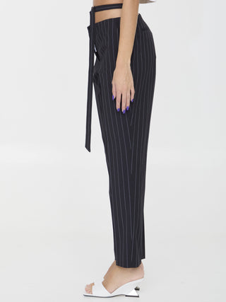 Pinstriped Pants