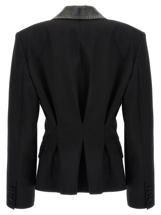 Crystal Lapel Blazer