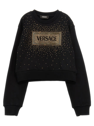 Rhinestone Logo Sweatshirt