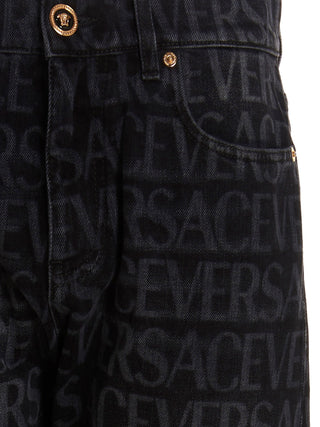 Logo Print Jeans