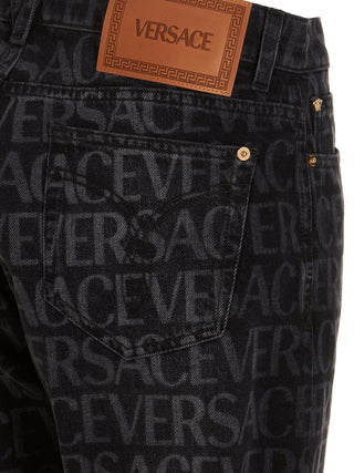 Logo Print Jeans