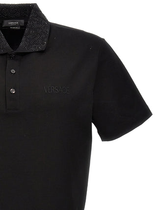 Logo Sequin Polo Shirt