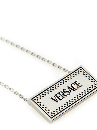 90s Vintage Versace Logo Necklace