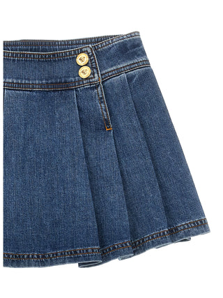 Medusa Denim Skirt