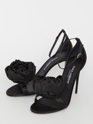 Keira Sandals In Satin