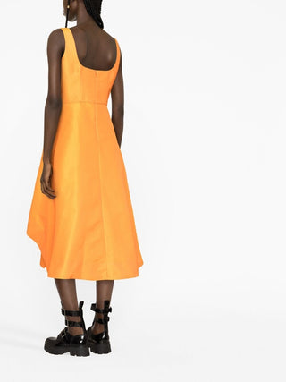 Alexander Mcqueen Dresses Orange