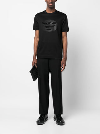 Emporio Armani T-shirts And Polos Black