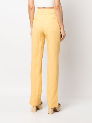 Jacquemus Trousers Yellow