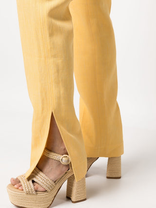 Jacquemus Trousers Yellow