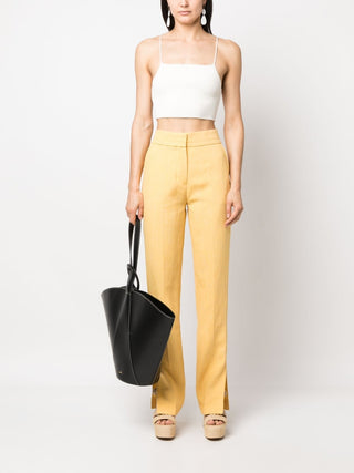 Jacquemus Trousers Yellow