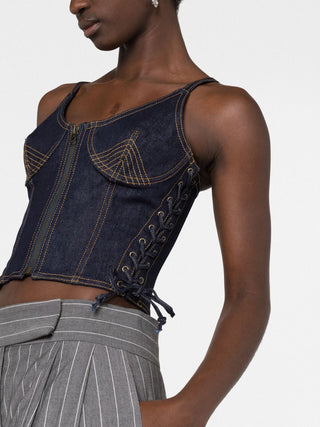 Jean Paul Gaultier Top Blue