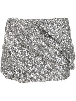 The Attico Skirts Silver