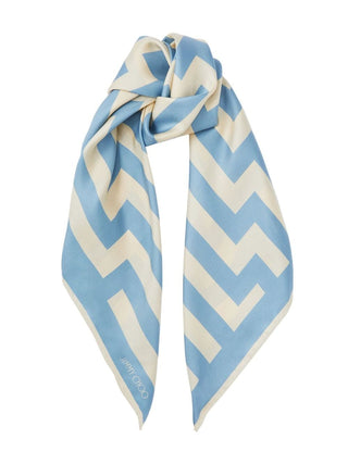 Jimmy Choo Capsule Scarfs Blue