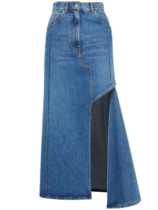 Alexander Mcqueen Skirts Blue