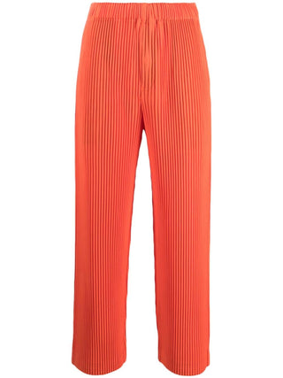 Homme Plisse' Issey Miyake Trousers Orange