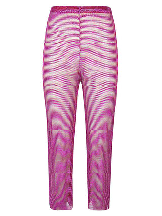 Santa Brand Trousers Fuchsia