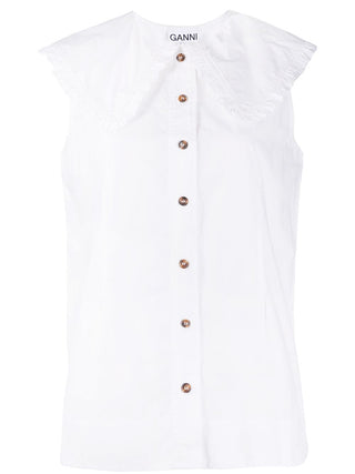 Ganni Shirts White