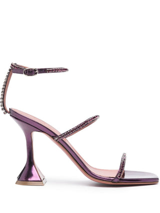 Amina Muaddi Sandals Purple