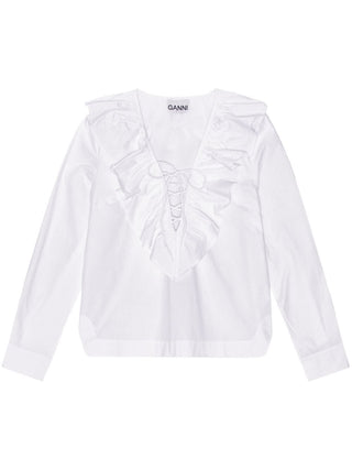 Ganni Shirts White