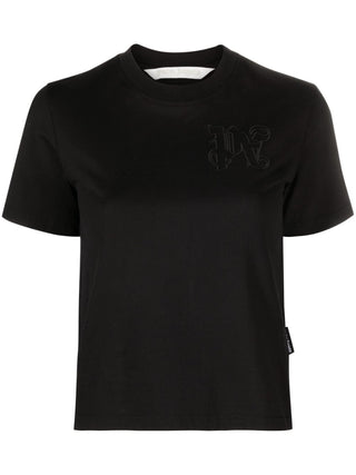 Palm Angels T-shirts And Polos Black