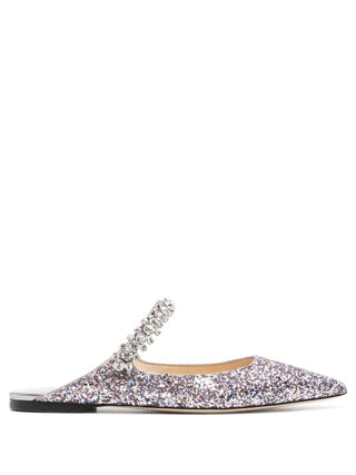 Jimmy Choo Flat Shoes Silver