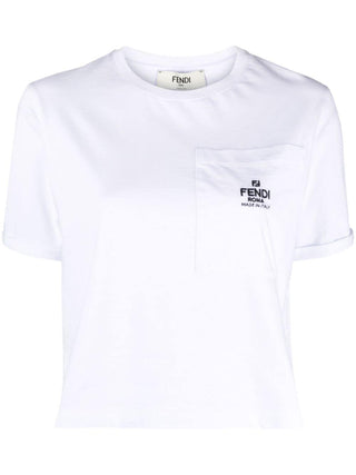 Fendi T-shirts And Polos White