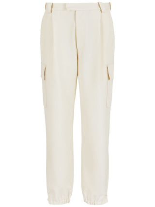 E.armani Exclusive Pre Trousers White