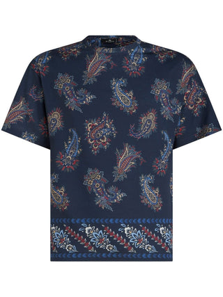 Etro T-shirts And Polos Blue