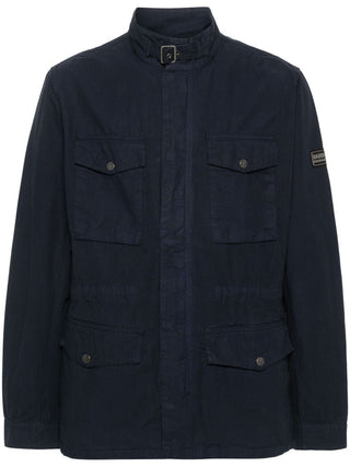 Barbour International Coats Blue