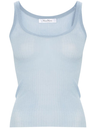 Max Mara Top Clear Blue