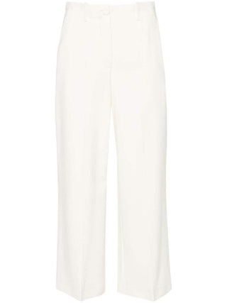 Erika Cavallini Semi-couture Trousers White