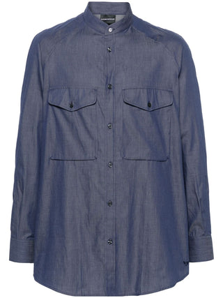 Emporio Armani Shirts Blue