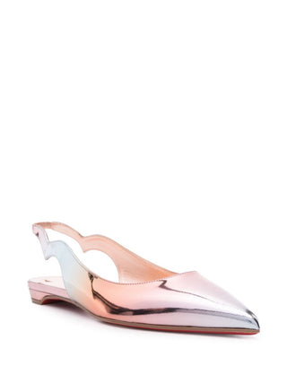 Christian Louboutin Flat Shoes Silver