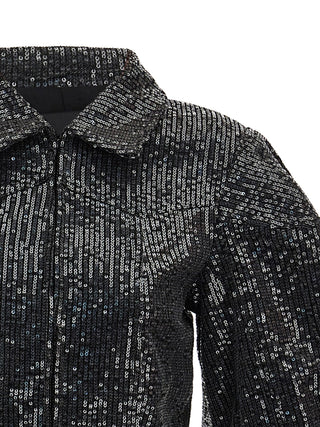 Sequin Cropped Jacket