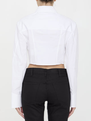 Cropped Structured Shirt