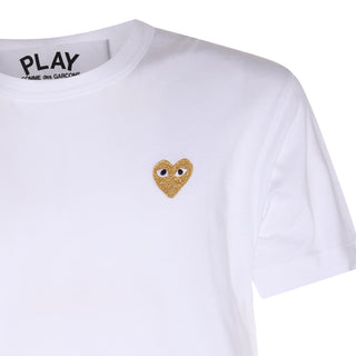 Comme Des Garcons Play T-shirts And Polos White