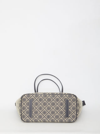 T Monogram Zip Tote Bag