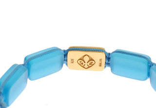 Elegant Blue Opal & Diamond-studded Bracelet - Luxury for You