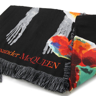 Alexander Mcqueen Scarfs Black