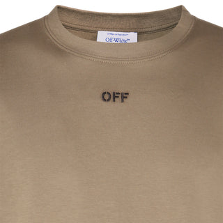 Off-white T-shirts And Polos Brown