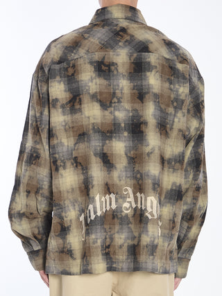 Logo Curved Check Shirt