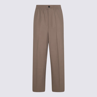 Ami Paris Trousers Beige