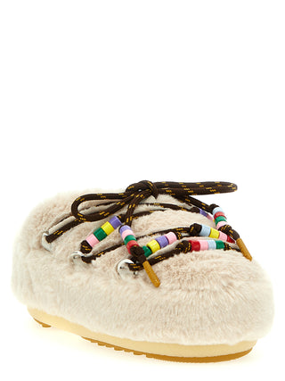 Faux-fur Beads Mules