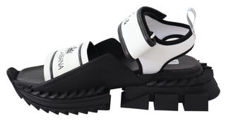 Super King Slider Sandals In Monochrome