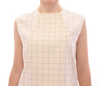 Chic White Sleeveless Cotton Shirt Top - Luxury for You