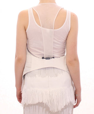 Chic Fringed Open Back Vest - Luxury for You