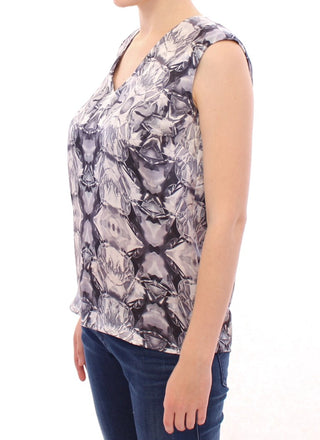 Exquisite Silk Sleeveless Blouse In Multicolor - Luxury for You